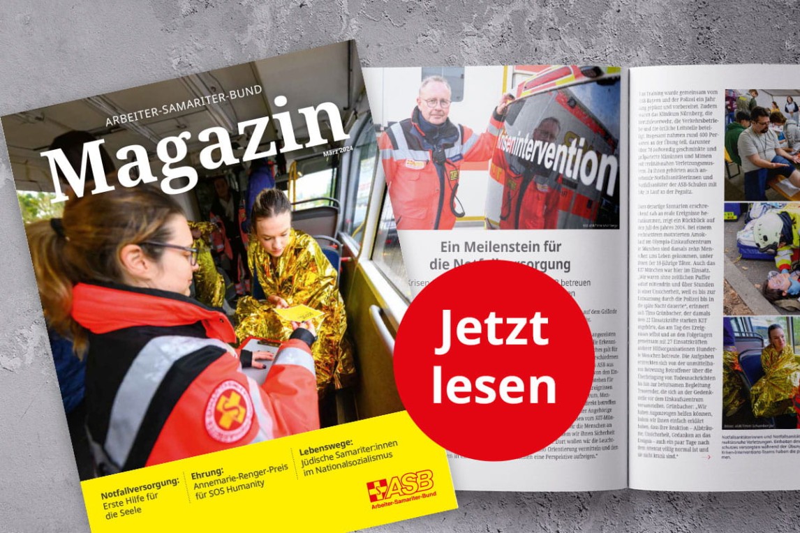 Die März-Ausgabe des ASB Magazins ist da!